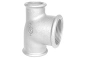 Gewindestücke - +GF+ tee 90° galvanized reduced 1 1/4-1/2-1'' - 770130247