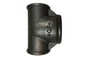 Gewindestücke - +GF+ tee 90° black reduced 1 1/4-2-1 1/4'' - 770130177