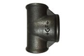 Gewindestücke - +GF+ tee 90° black reduced 1/2-1-1/2'' - 770130130