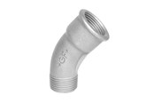 Gewindestücke - +GF+ long bend 45° galvanized 2'' socket nipple - 770040209