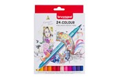 Kreativ-Spiele - Bruynzeel Fineliner Brush Pens 24 pcs. - 60325024