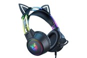 Kopfhörer/Headsets - ONIKUMA X15 PRO Gaming headset Cat (Black) - X15 PRO Cat Black