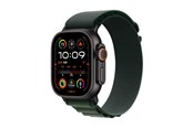 Smartwatches, Pulsuhren, Sportuhren & Schrittzähler - Apple Watch Ultra 2 GPS + Cellular 49mm - Black Titanium Case with Dark Green Alpine Loop - Large - MX4T3DH/A