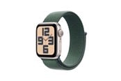 Smartwatches, Pulsuhren, Sportuhren & Schrittzähler - Apple Watch SE GPS 44mm - Starlight Aluminium Case with Lake Green Sport Loop - MXEW3QN/A