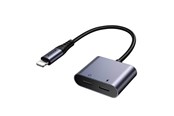 USB-Hubs - Joyroom 2-in-1 Audio adapter SY-L02 Lightning to Double Lightning (black) USB-Hubs - Schwarz - SY-L02