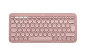 Tastaturen - Logitech Pebble Keys 2 K380s Wireless Keyboard - Tonal Rose - Tastaturen - Universal - Pink - 920-011853