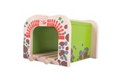 Holzspielzeug - Bigjigs Wooden Rails - Double Track Tunnel - BJT172