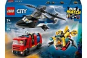 LEGO®  - LEGO City 60462 Kombinationsset mit Hubschrauber, Löschauto und U-Boot - 60462