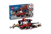 LEGO® - LEGO City 60443 F1® Boxenstopp mit Boxencrew und Ferrari Flitzer - 60443