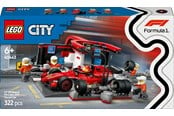LEGO®  - LEGO City 60443 F1® Boxenstopp mit Boxencrew und Ferrari Flitzer - 60443