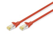 Netzwerk - Kabel - DIGITUS CAT 6A S-FTP Cable - 0.5m - Rot - 0.5m - DK-1644-A-005/R