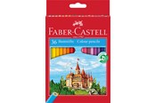 Utensilien zum Schreiben und Zeichnen - Faber-Castell Buntstift Castle 36er Kartonetui - 120136