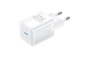 Handys - Adapter und Ladegeräte - Vention Wall charger FEPW0-EU USB-C 20W GaN (white) - FEPW0-EU