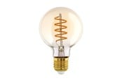 LED-Birnen - EGLO LED-Lampe G80 Globe 4W/820 245 lumen amber dimmable E27 - 110079