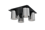 Lampen - EGLO GOROSIBA 1 ceiling lamp black - 99632