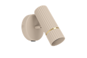 Lampen - EGLO CAMINIA wall light sandy/brushed brass - 901153