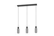 Lampen - EGLO MAIONE long table pendant black/grey - 901005