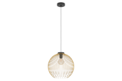 Lampen - EGLO VENEZUELA pendant Ø400 black/gold - 901003