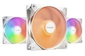 Gehäuselüfter - be quiet! LIGHT WINGS LX White (3-pack) - Gehäuselüfter - 120mm - Weiß mit RGB-Beleuchtung - 25 dBA - BL122