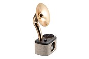DAB, Netzwerk und Radiowecker - Sangean CP-100D Fabric black-Gold DAB+/FM-RDS/bluetooth/AU - schwarz - A500468