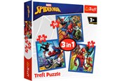 Puzzle - Trefl Puzzle - Spider-man - Spider Force (3in1) Boden - TFL34841