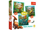 Puzzle - Trefl Puzzle - The Extraordinary World of Dinosaurs (3in1) Boden - TFL34837