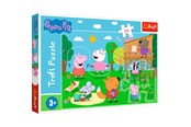 Puzzle - Trefl Puzzle - Peppa Pig - Fun in the Grass (24 Maxi pieces) Boden - TFL14342