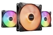 Gehäuselüfter - be quiet! LIGHT WINGS LX high-speed (3-pack) - Gehäuselüfter - 120mm - Schwarz mit RGB LED - 31 dBA - BL124