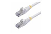 Netzwerk - Kabel - StarTech.com 15m White CAT8 Ethernet Cable Snagless S/FTP 25G/40G - patch cable - 15 m - white - Weiß - 15m - NLWH-15M-CAT8-PATCH