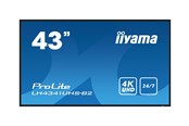 Digital Signage & Hotel - iiyama ProLite LH4341UHS-B2 43" Class (42.5" viewable) LED-backlit LCD display - 4K - for digital signage - LH4341UHS-B2