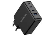 Handys - Adapter und Ladegeräte - Riversong PowerKub 100W GaN Charger 3xUSB-C/1XUSB-A Output Black - AD105-EU-BLACK