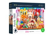 Puzzle - Trefl Puzzle - Unlimited Fit - Doggy Peekers (1000 pieces) Boden - TFL10699