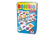 Brettspiele - Schmidt Domino Junior Aluminium Box (EN) - 51240