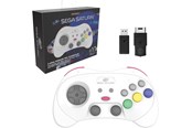 Gaming Zubehör - Retro-Bit PRO - White - Wireless Controller - Sega Saturn - 7350002934937