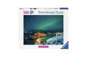 Puzzle - Ravensburger Northern Lights In Bergsfjord 500p - 12000845
