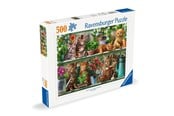 Puzzle - Ravensburger Cats On The Shelf 500p - 12000205