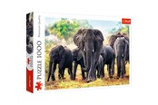 Puzzle - Trefl Puzzle - African elephants (1000 pieces) Boden - TFL10442