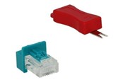 Netzwerkzubehör - DeLOCK RJ45 Secure Clip With Plug Set 6 Pieces - 86425