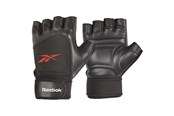 Sport & Fitness - Reebok Lifting Gloves - Black Red/M - RAGB-15614
