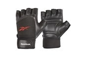 Sport & Fitness - Reebok Lifting Gloves - Black Red/L - RAGB-15615