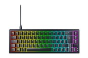Tastaturen - Cherry XTRFY K5V2 - Gaming Tastatur - 65% - Deutsch - Schwarz - CX-K5V2-RGB-CPT-BLACK-R-GER