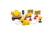 Puppen & Zubehör - Tidlo Wooden Dollhouse Construction Workers Construction Material 13 pcs. - T0418