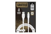 USB Kabel - Grateq PRO Lightning cable - Lightning / USB - 1.5 m - 86030GC