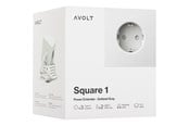 Schaltereinheiten - AVOLT Square 1 with 30W Dual USBC & Magnetic base 1.8m Gotland Gray - SQ1-EUFC20-18GG