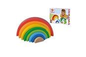 Baby Spielzeug - Eichhorn Wooden Stackable Rainbow 8 pcs. - 100003458