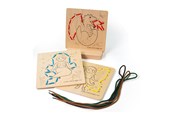 Puzzle - Bigjigs Wooden Puzzle by Numbers - Fairytale World Holz - 34051