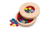 Brettspiele - Bigjigs Tiddly Winks Wooden Flea Game - BJ154
