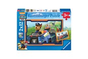 Puzzle - Ravensburger PAW Patrol Puzzle - PAW Patrol in Action 2x12pcs. Boden - 075911