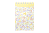 Blöcke, Formulare und Notizbücher - Oxford Floral Notizblock A7, Kopfspiralbindung, 70 Blatt, liniert, sortierte Farben - 400186589