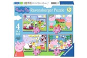 Puzzle - Ravensburger Jigsaw puzzle Peppa Pig 4in1 24 pcs. - 69583